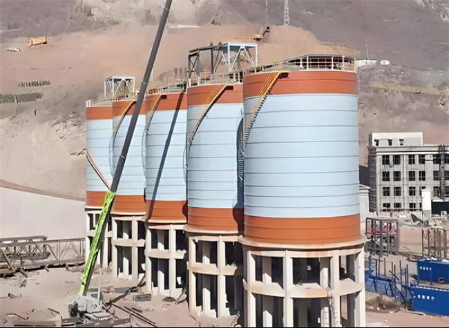 襄垣高架钢板仓